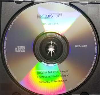 CD Joseph Martin Kraus: The Solo Piano Music Ronald Brautigam 514399