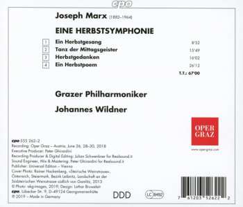 CD Joseph Marx: Eine Herbstsymphonie 123079