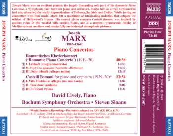 CD Joseph Marx: Piano Concertos 121577