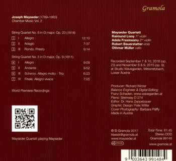 CD Joseph Mayseder: Kammermusik Vol. 2 314532