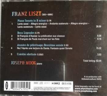 CD Joseph Moog: Between Heaven & Hell, Liszt 338115