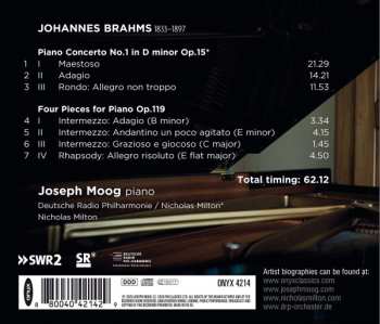 CD Joseph Moog: Piano Concerto No. 1; Four Pieces For Piano Op. 119 447138