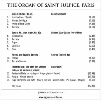 CD Joseph Nolan: The Organ of Saint Sulpice, Paris 331685