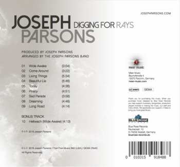 CD Joseph Parsons: Digging For Rays DIGI 155862