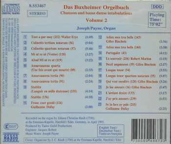 CD Joseph Payne: Das Buxheimer Orgelbuch = The Buxheim Organ Book - Volume 2 152195