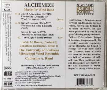 CD Joseph Schwantner: Alchemize 114652