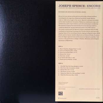 LP Joseph Spence: Encore (Unheard Recordings Of Bahamian Guitar And Singing) 137080