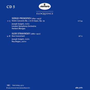 6CD/Box Set Joseph Szigeti: The Mercury Masters 473623
