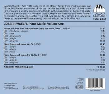 CD Joseph Woelfl: Piano Music, Volume One 318725