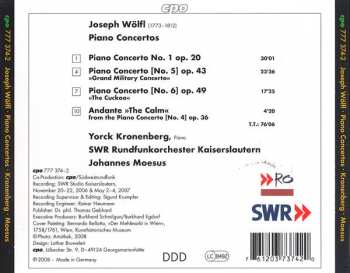 CD Joseph Wölfl: Piano Concertos Nos. 1, 5 & 6 123325