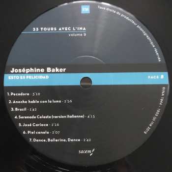 LP Josephine Baker: Esto Es Felicidad LTD | NUM