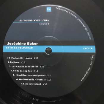 LP Josephine Baker: Esto Es Felicidad LTD | NUM 69829