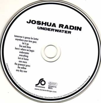 CD Joshua Radin: Underwater DIGI 295779
