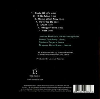CD Joshua Redman Quartet: Come What May DIGI 7625