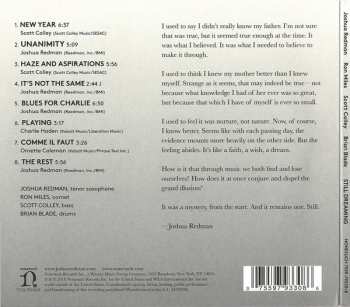 CD Joshua Redman: Still Dreaming 48824
