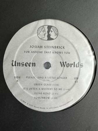 LP Josiah Steinbrick: For Anyone That Knows You 501368