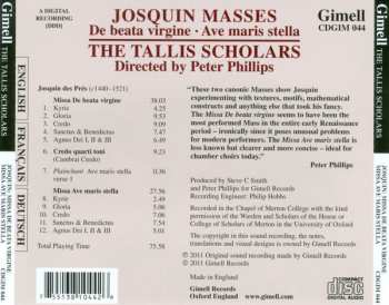 CD Josquin Des Prés: Masses: De Beata Virgine • Ave Maris Stella 113854