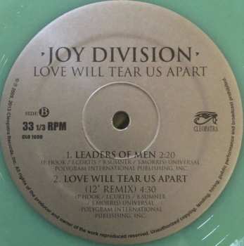 LP Joy Division: Love Will Tear Us Apart LTD | CLR 325550