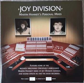 2LP Joy Division: Martin Hannett's Personal Mixes CLR | LTD | NUM 502384