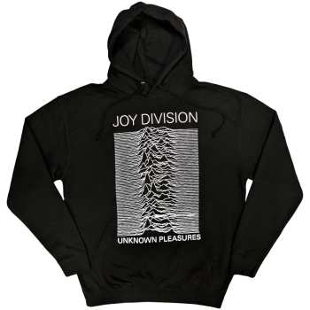 Merch Joy Division: Joy Division Unisex Pullover Hoodie: Unknown Pleasures Fp (medium) M