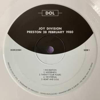 LP Joy Division: Preston 28 February 1980 CLR 384808