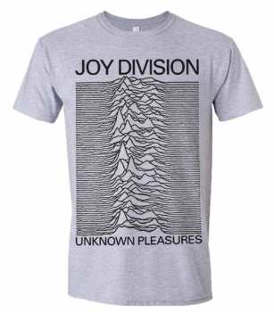 Merch Joy Division: Tričko Unknown Pleasures (grey) XXXL