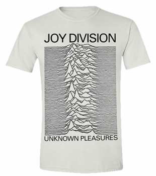 Merch Joy Division: Tričko Unknown Pleasures (white) L