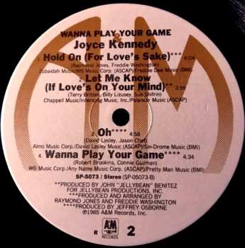 LP Joyce Kennedy: Wanna Play Your Game! 339201