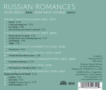 CD Jozef Benci: Russian Romances 410252
