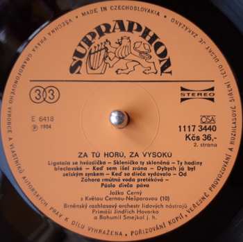 LP Jožka Černý: Za Tú Horú, Za Vysokú (Songs From The South Moravia) 106644
