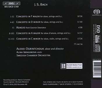 SACD Johann Sebastian Bach: Oboe Concertos 423468