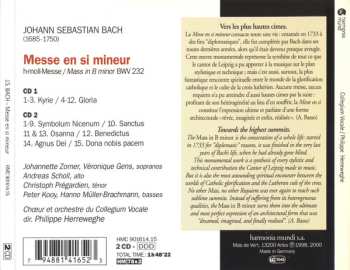2CD Johann Sebastian Bach: Messe En Si = H-moll-Messe 467082