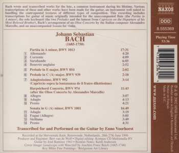 CD Johann Sebastian Bach: Guitar Transcriptions (Flute Partita • Solo Violin Sonata No. 1 • Harpsichord Concerto) 406048