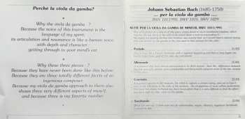 CD Johann Sebastian Bach: ...Per La Viola Da Gamba ...