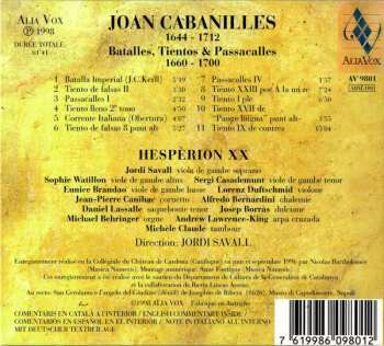 CD Juan Cabanilles: Batalles, Tientos & Passacalles (1660-1700) 92022