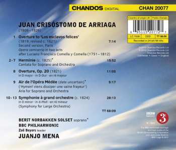 CD Juan Crisóstomo de Arriaga: Symphony / Herminie Etc 321777