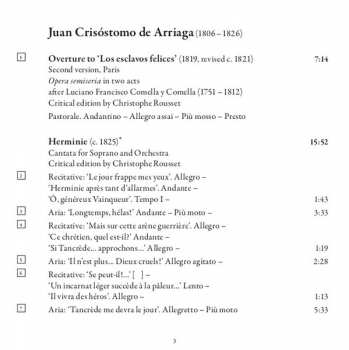 CD Juan Crisóstomo de Arriaga: Symphony / Herminie Etc 321777