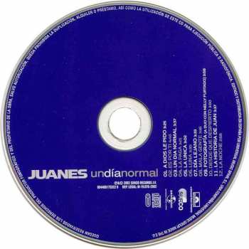 CD Juanes: Un Dia Normal 392685
