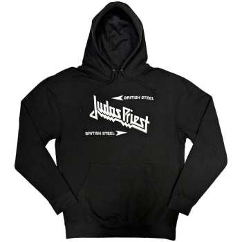 Merch Judas Priest: Judas Priest Unisex Pullover Hoodie: British Steel Logo (medium) M