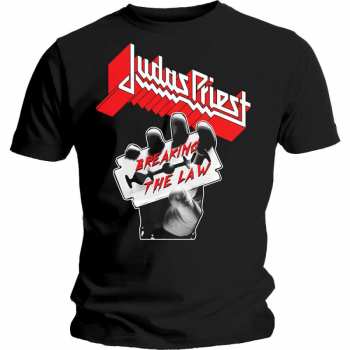 Merch Judas Priest: Tričko Breaking The Law  M