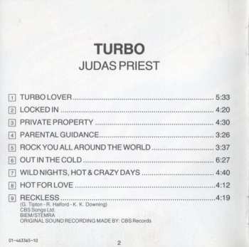 CD Judas Priest: Turbo