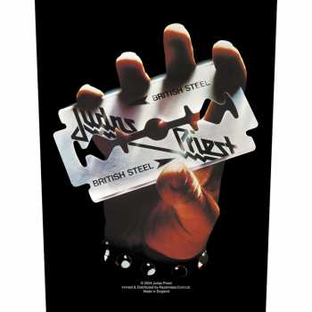 Merch Judas Priest: Zádová Nášivka British Steel