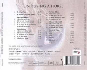 CD Judith Weir: On Buying A Horse (The Songs Of Judith Weir) 324167