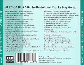 CD Judy Garland: The Best Of Lost Tracks 2 1936-1967 463347
