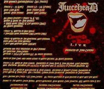 CD Juicehead: Covered In Blood Live 267361