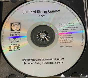 CD Juilliard String Quartet: Beethoven . Schubert 318537