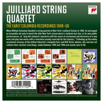 16CD/Box Set Juilliard String Quartet: The Early Columbia Recordings 1949-1956 459661