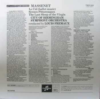 LP Jules Massenet: Le Cid - Ballet Music, Scènes Pittoresques, The Last Sleep Of The Virgin 74365
