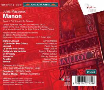 2CD Jules Massenet: Manon 247567