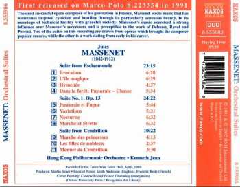 CD Jules Massenet: Orchestral Suites: Esclarmonde Suite And Cendrillon Suite 346558
